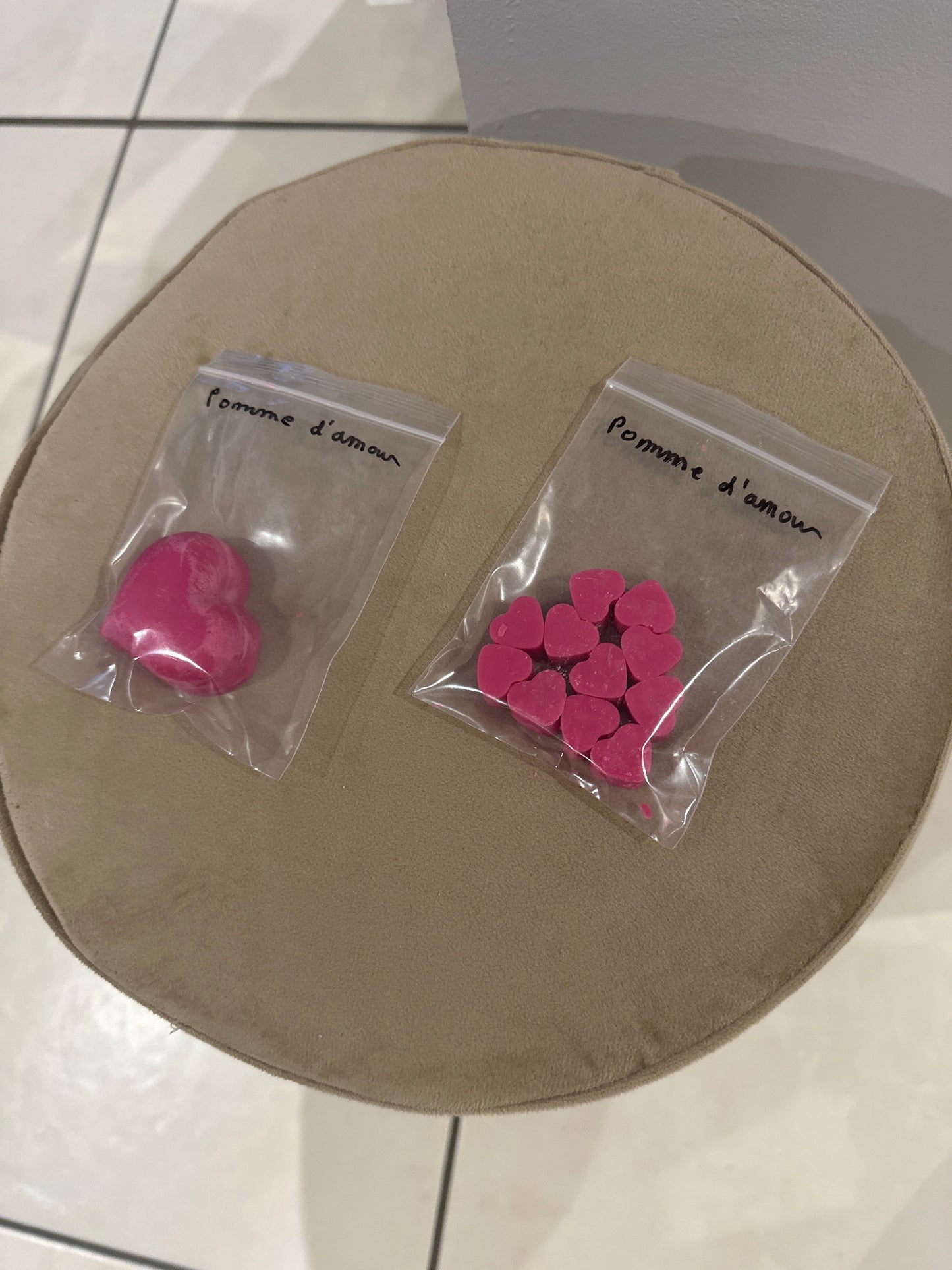 Fondant parfum pomme d’amour