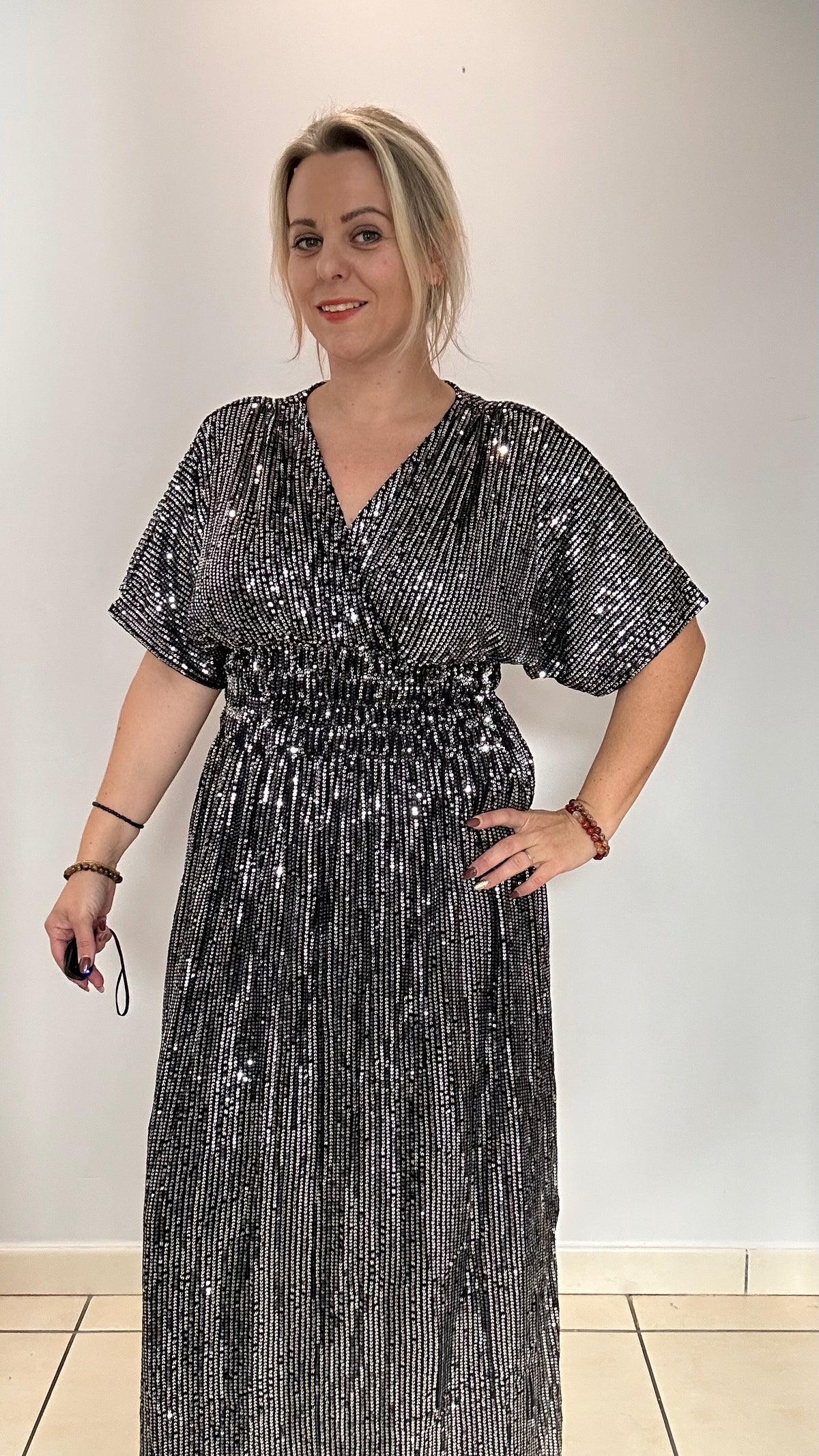 Robe Magique Longue à Sequins ✨