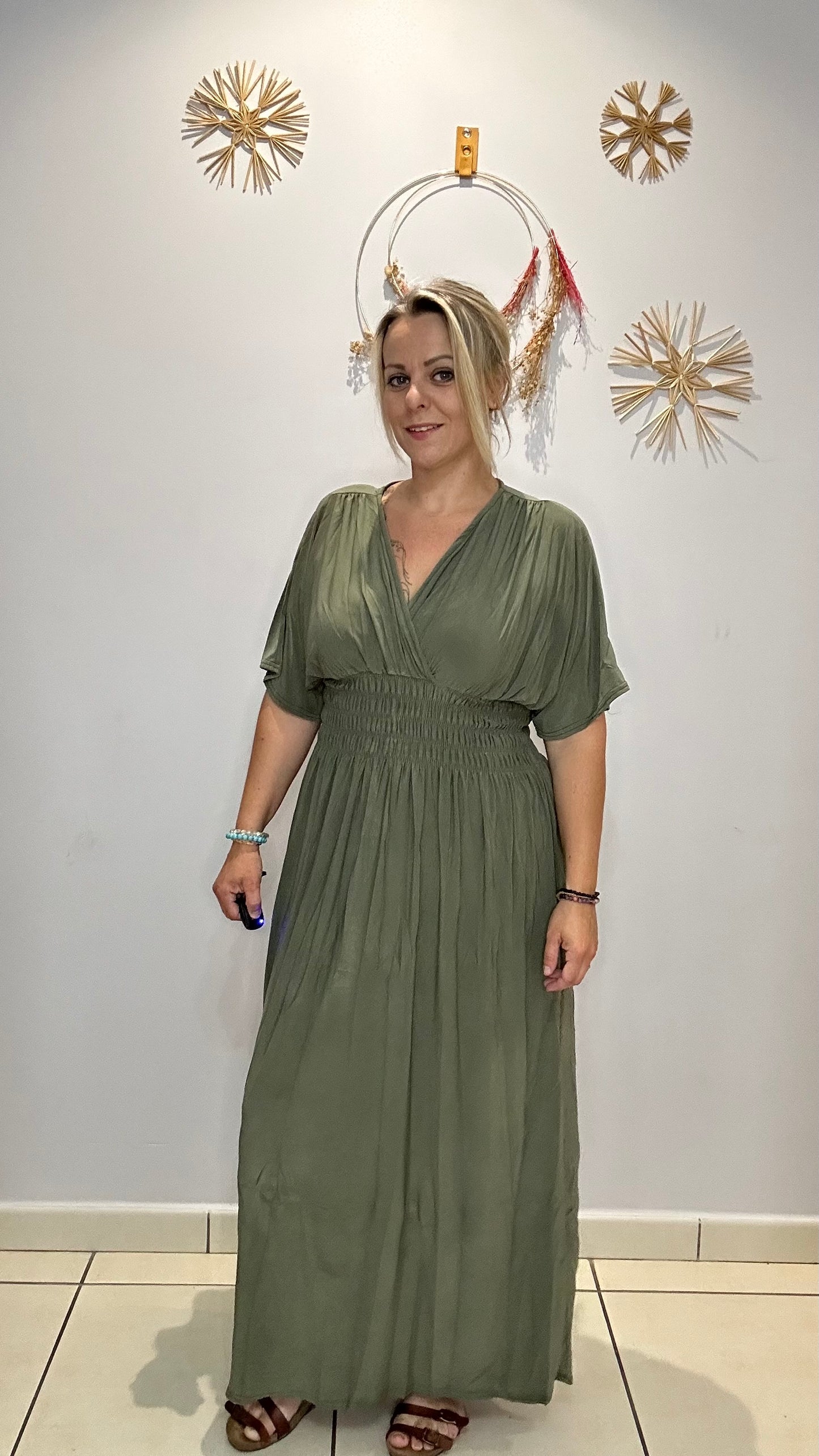 Robe magique longue uni 1966-23