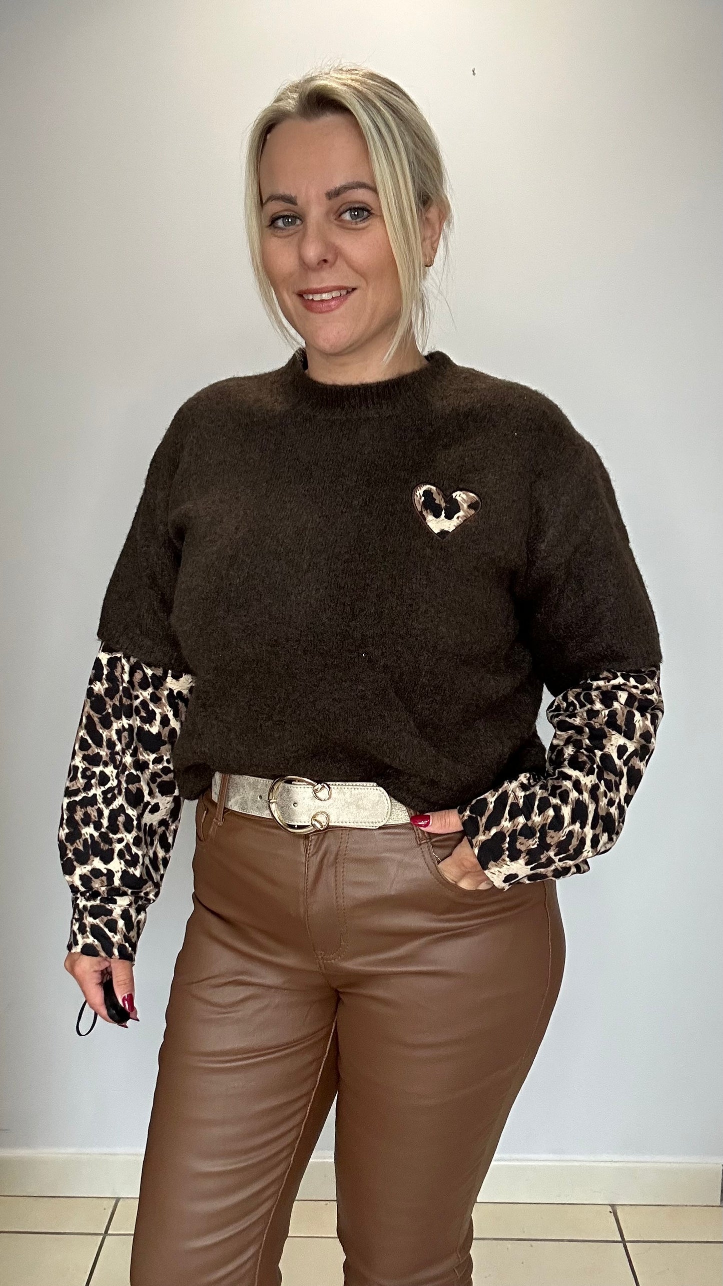 🐆🤎 Magnifique pull 🤎🐆