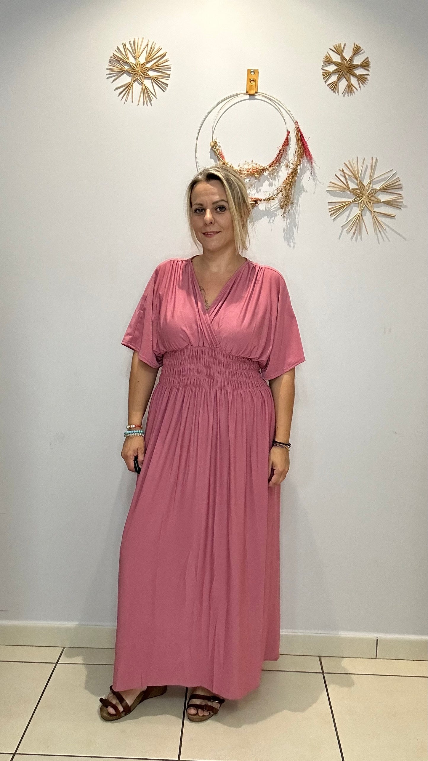 Robe magique longue uni 1966-23