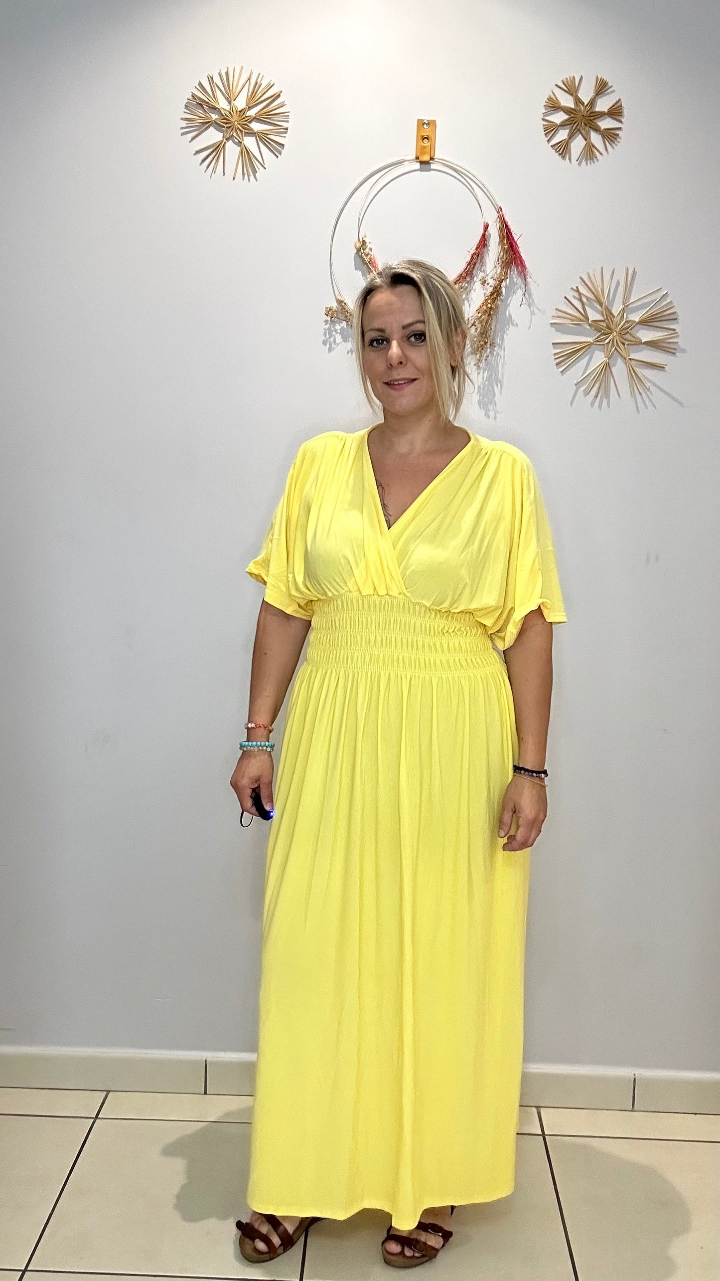Robe magique longue uni 1966-23