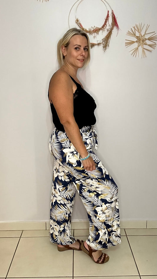 🌺 Le pantalon magique Fleur Tropicale 🌺 (J2238-28)