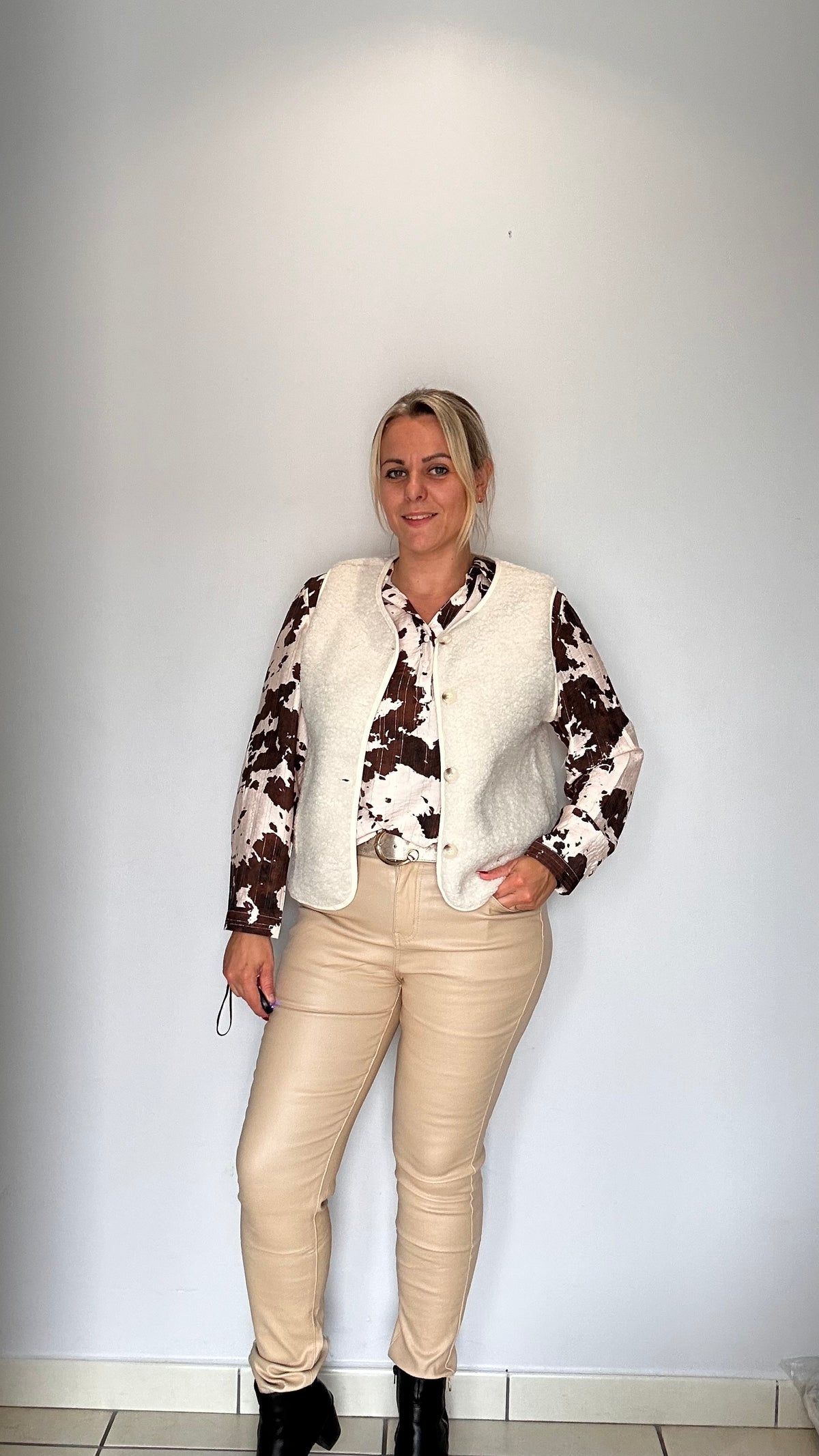 Blouse fluide et élégante