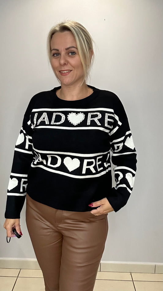 Pull « j’adore »