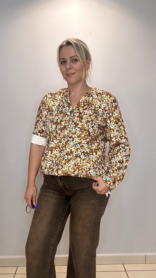 🤎 Blouse effet daim