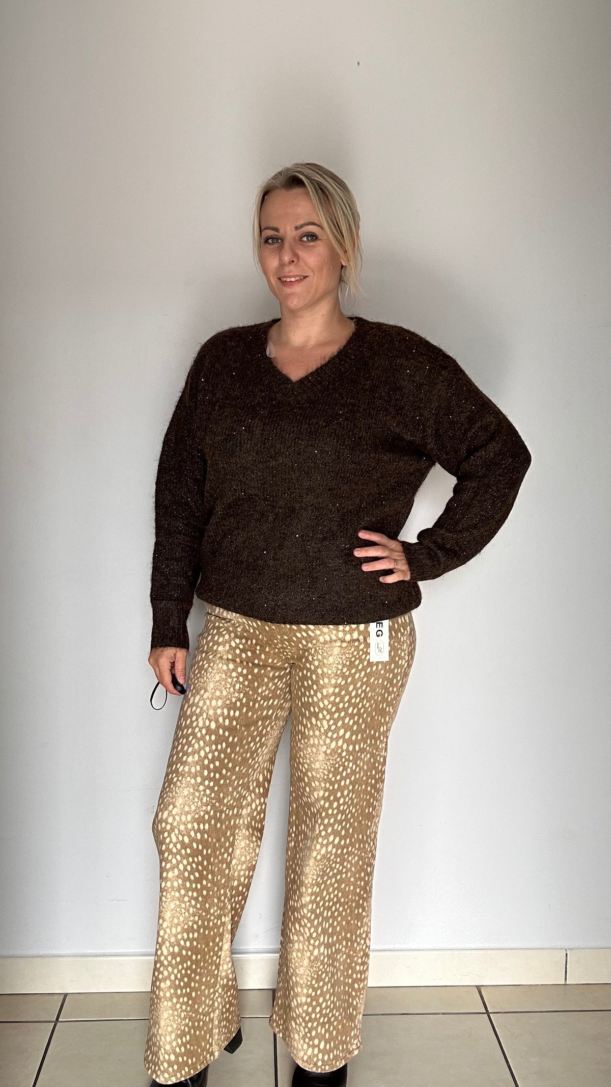 ✨ Nouveau pull tout doux chocolat