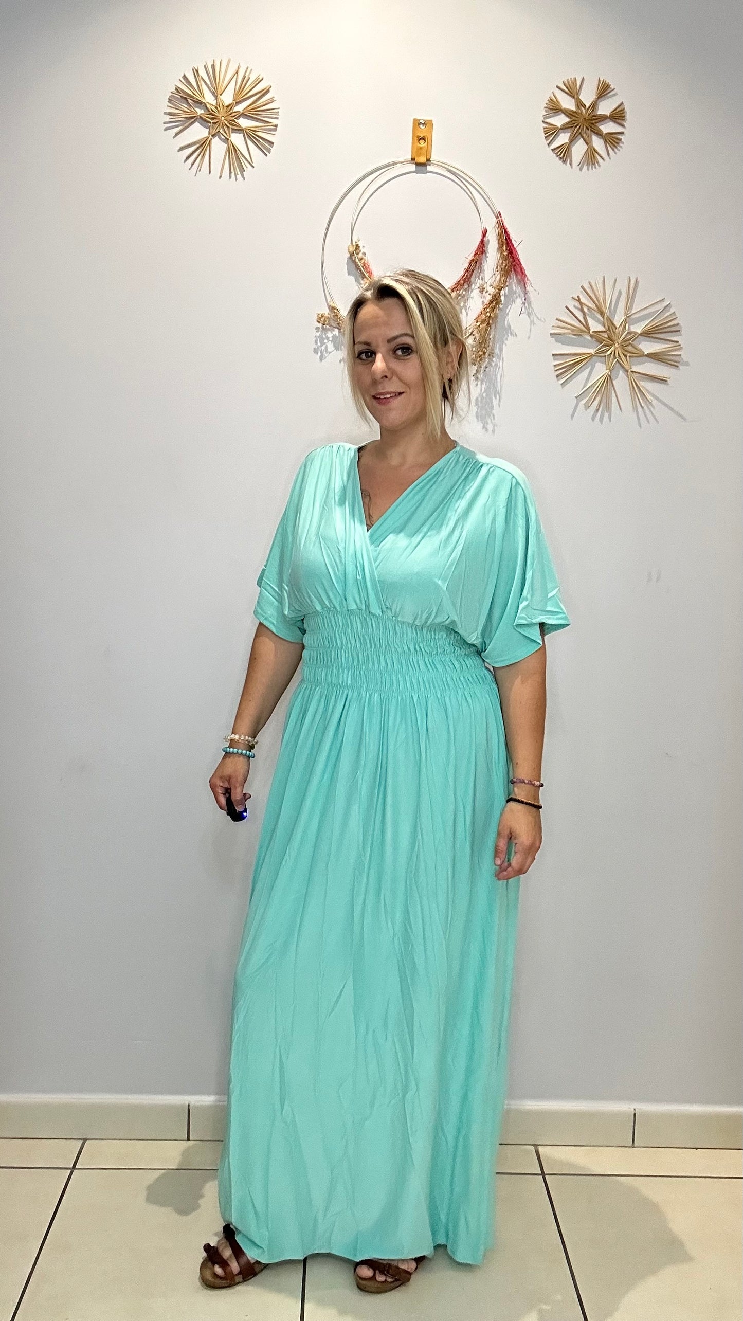 Robe magique longue uni 1966-23