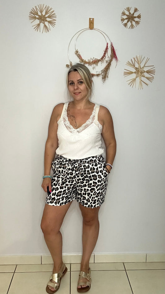 Short en gaze de coton