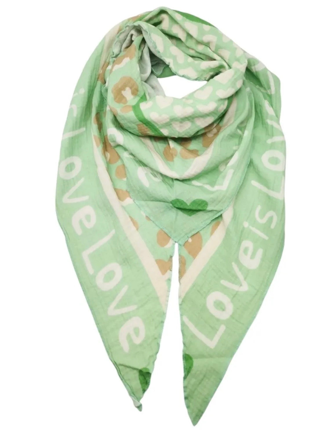 Triangle en gaze de coton