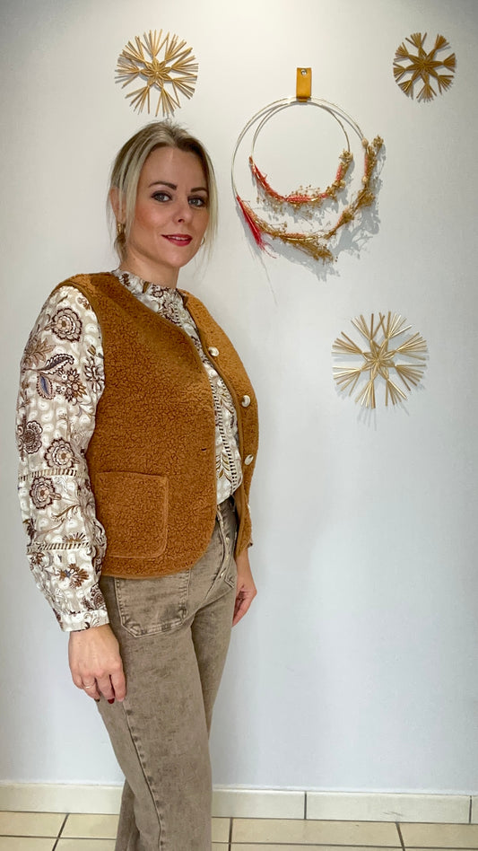 Gilet en moumoute douce (GT)