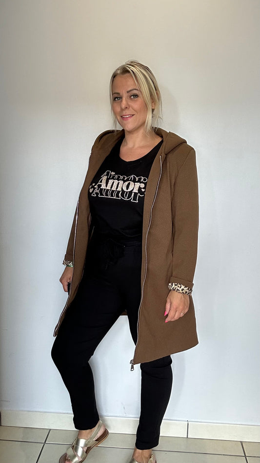 Manteau chocolat
