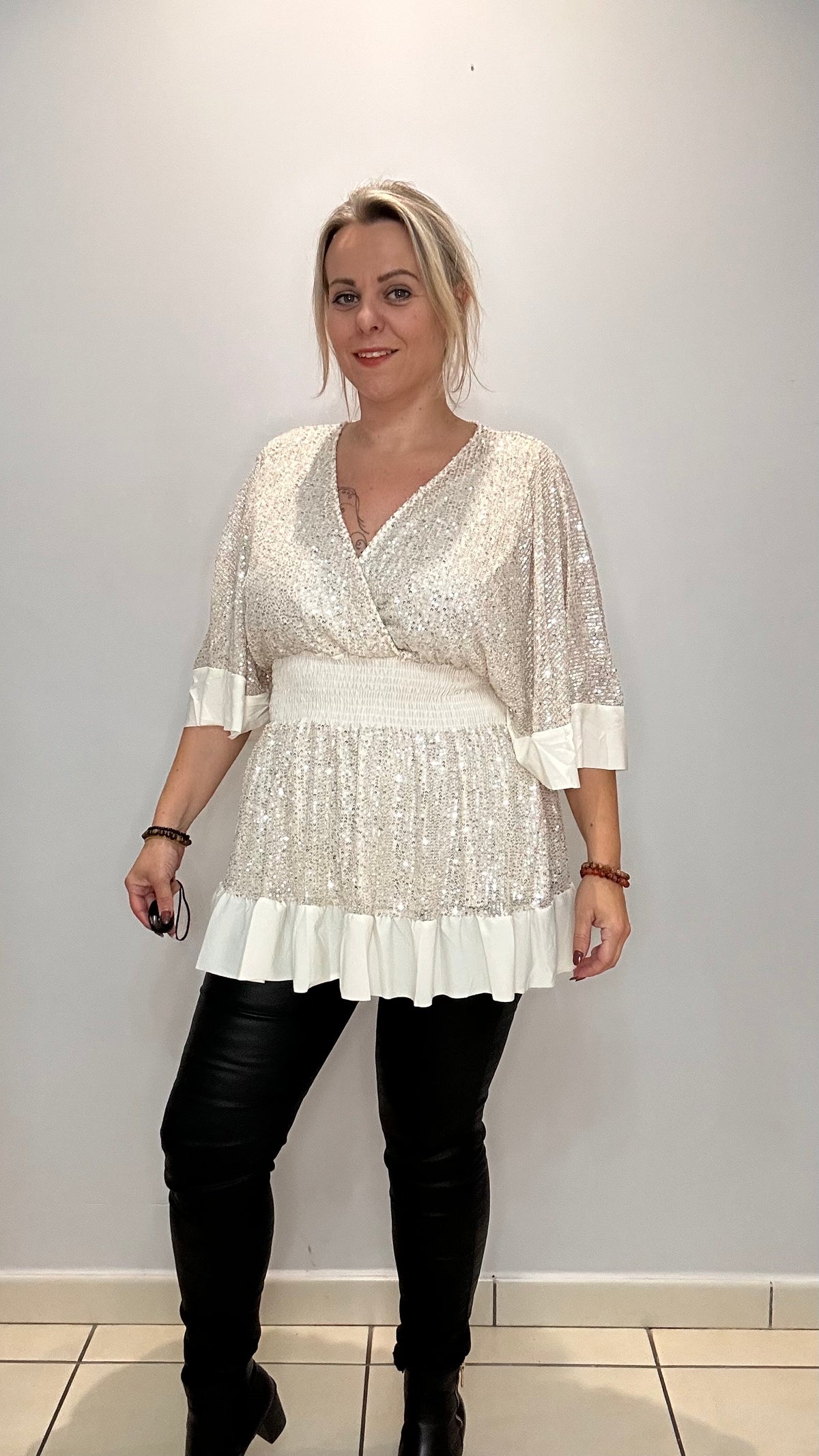 Top magique à sequins volanté ✨