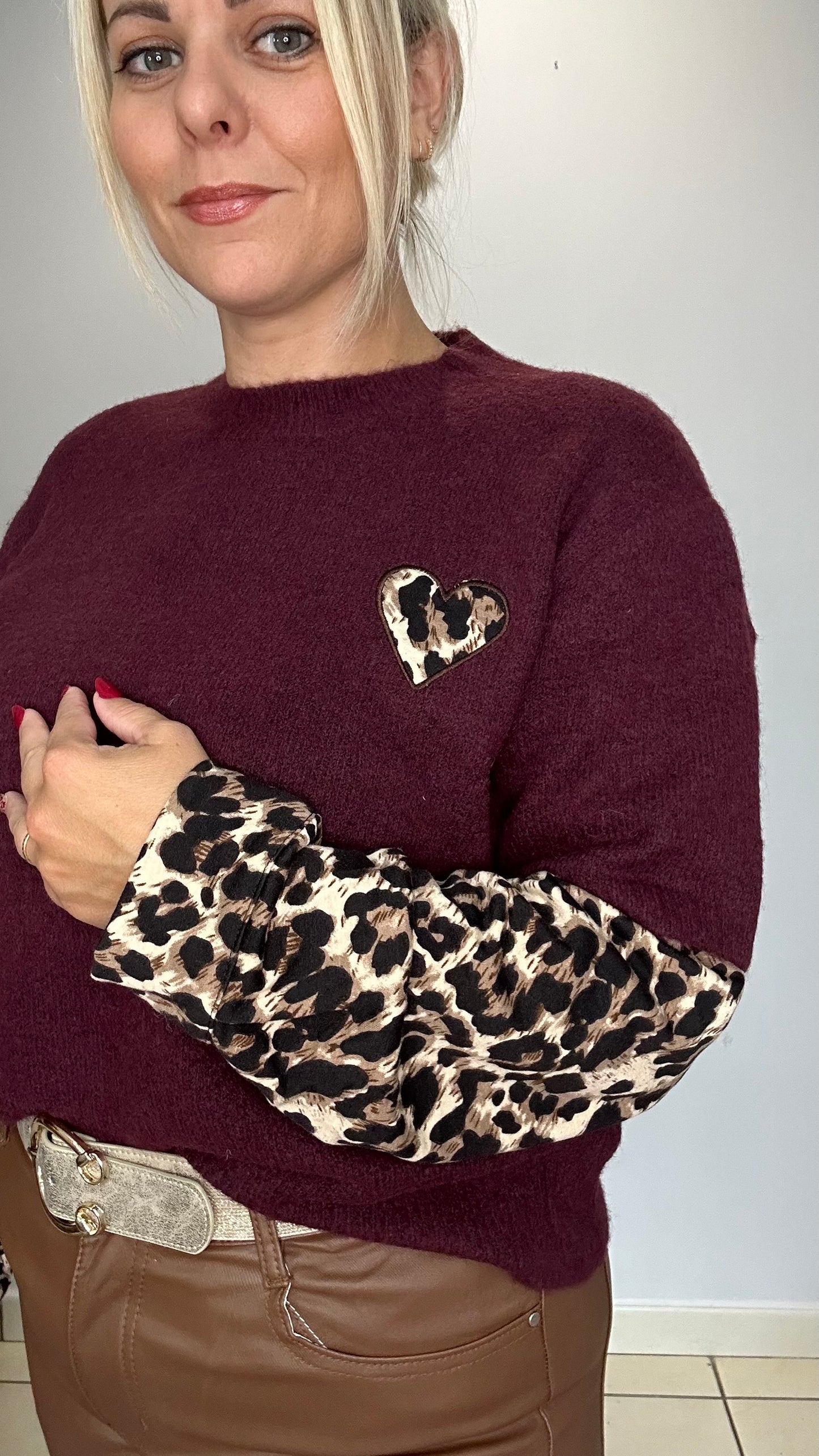 🐆🤎 Magnifique pull 🤎🐆