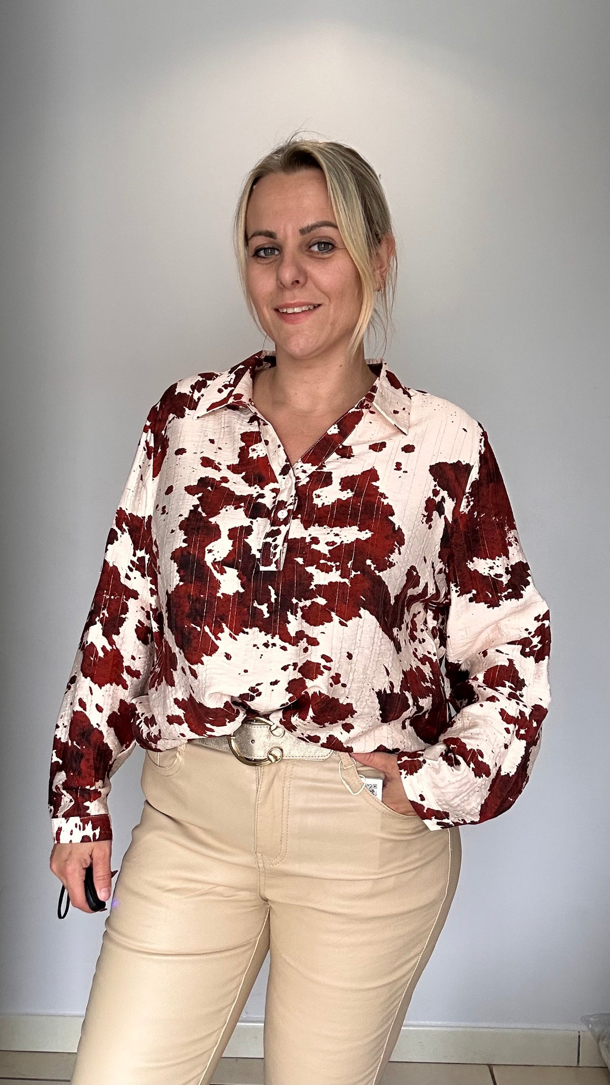 Blouse fluide et élégante