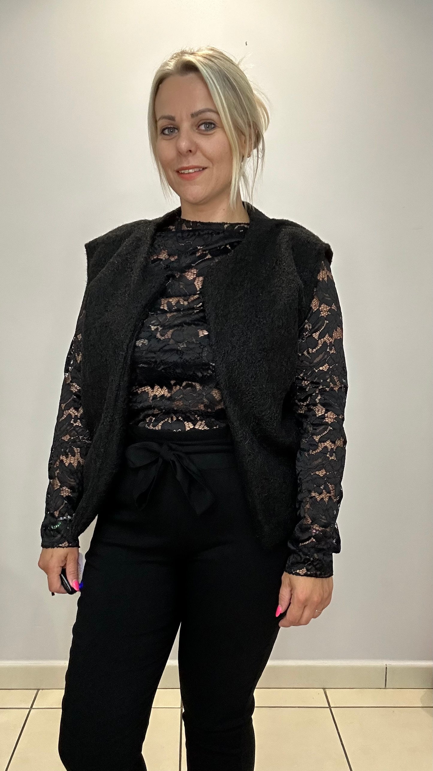 gilet sans manches à poches