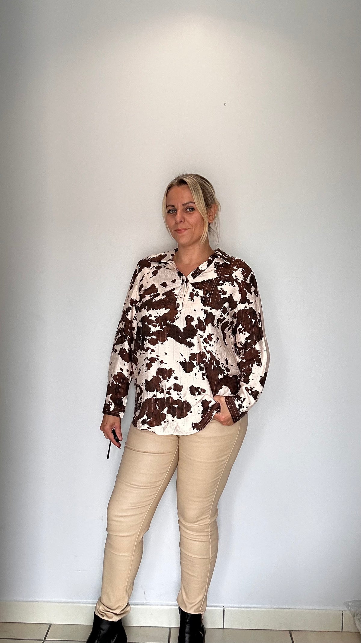 Blouse fluide et élégante