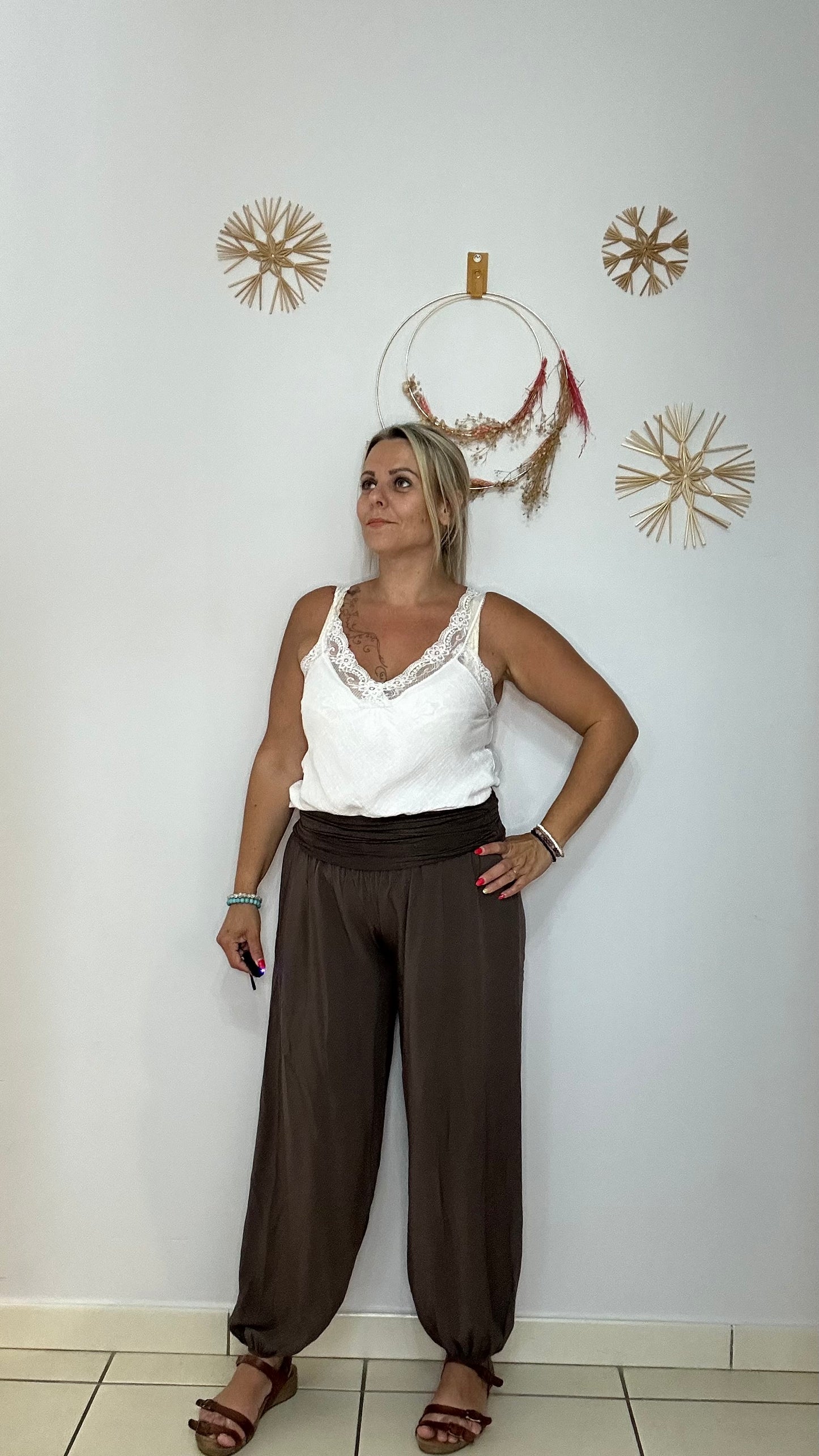Pantalon en viscose