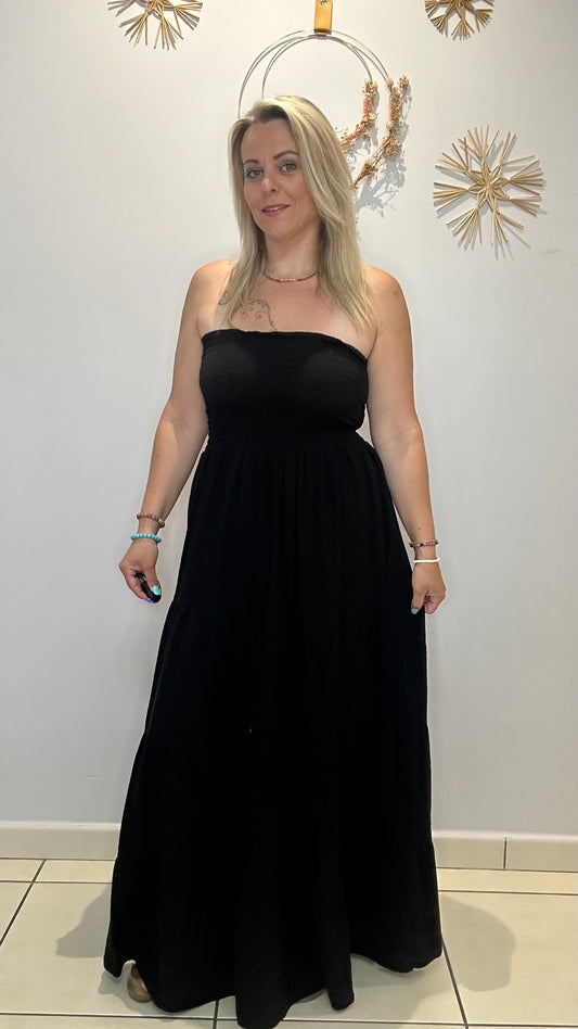 Robe bustier en coton