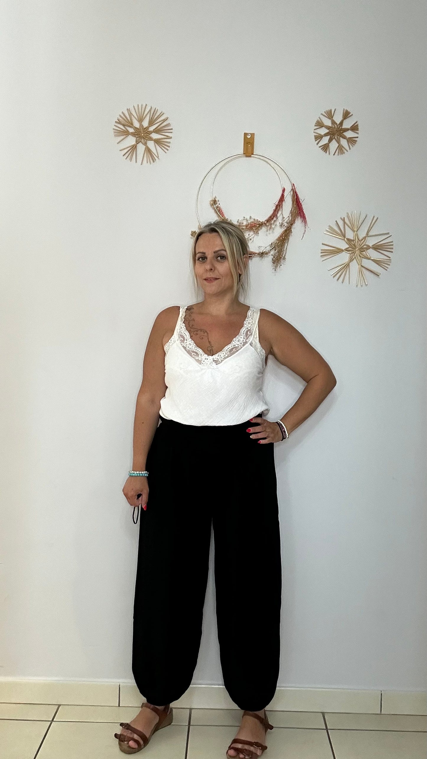 Pantalon en viscose