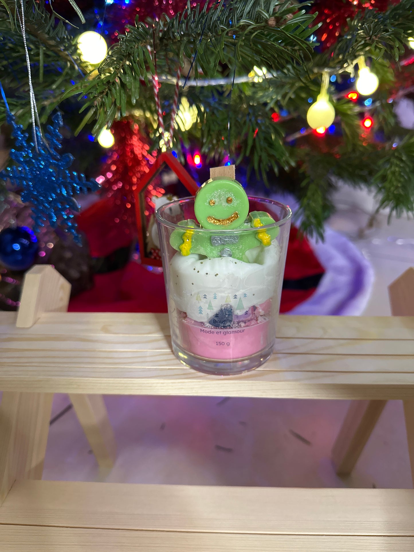 Bougie pain d’épice parfum sapin de Noël