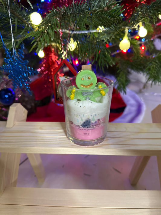 Bougie pain d’épice parfum sapin de Noël