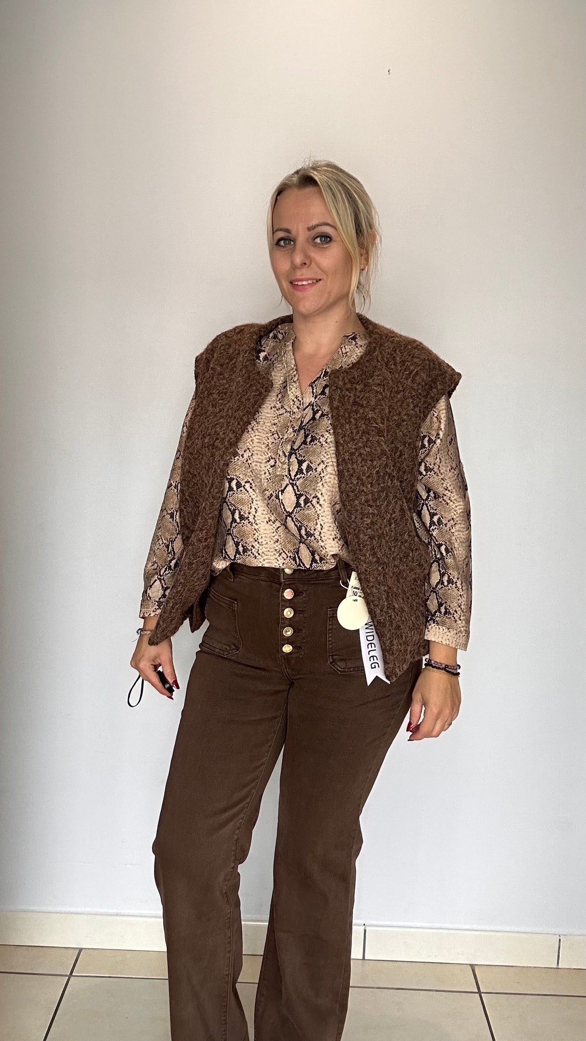Blouse effet serpent 🐍