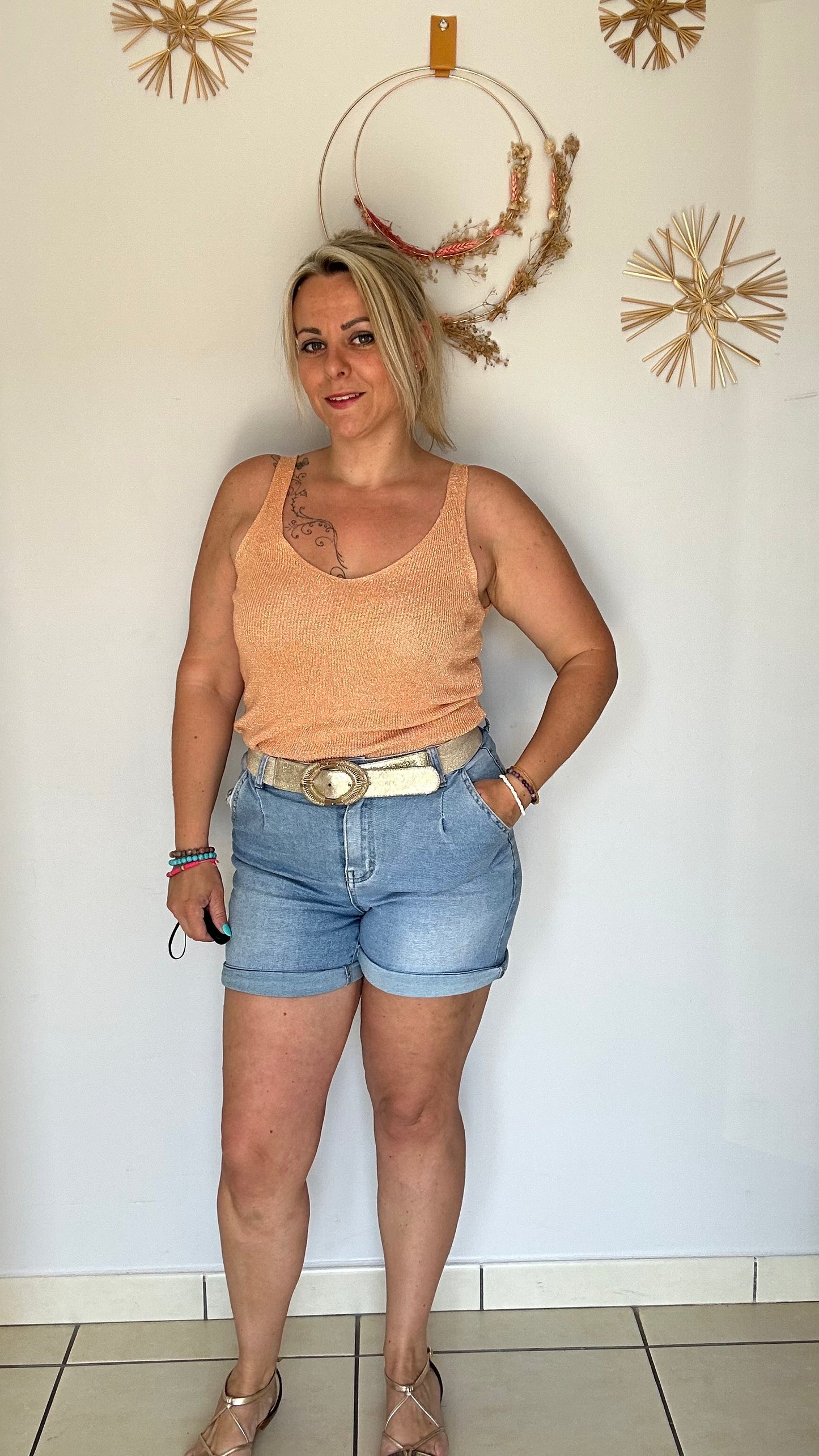 Short en jean
