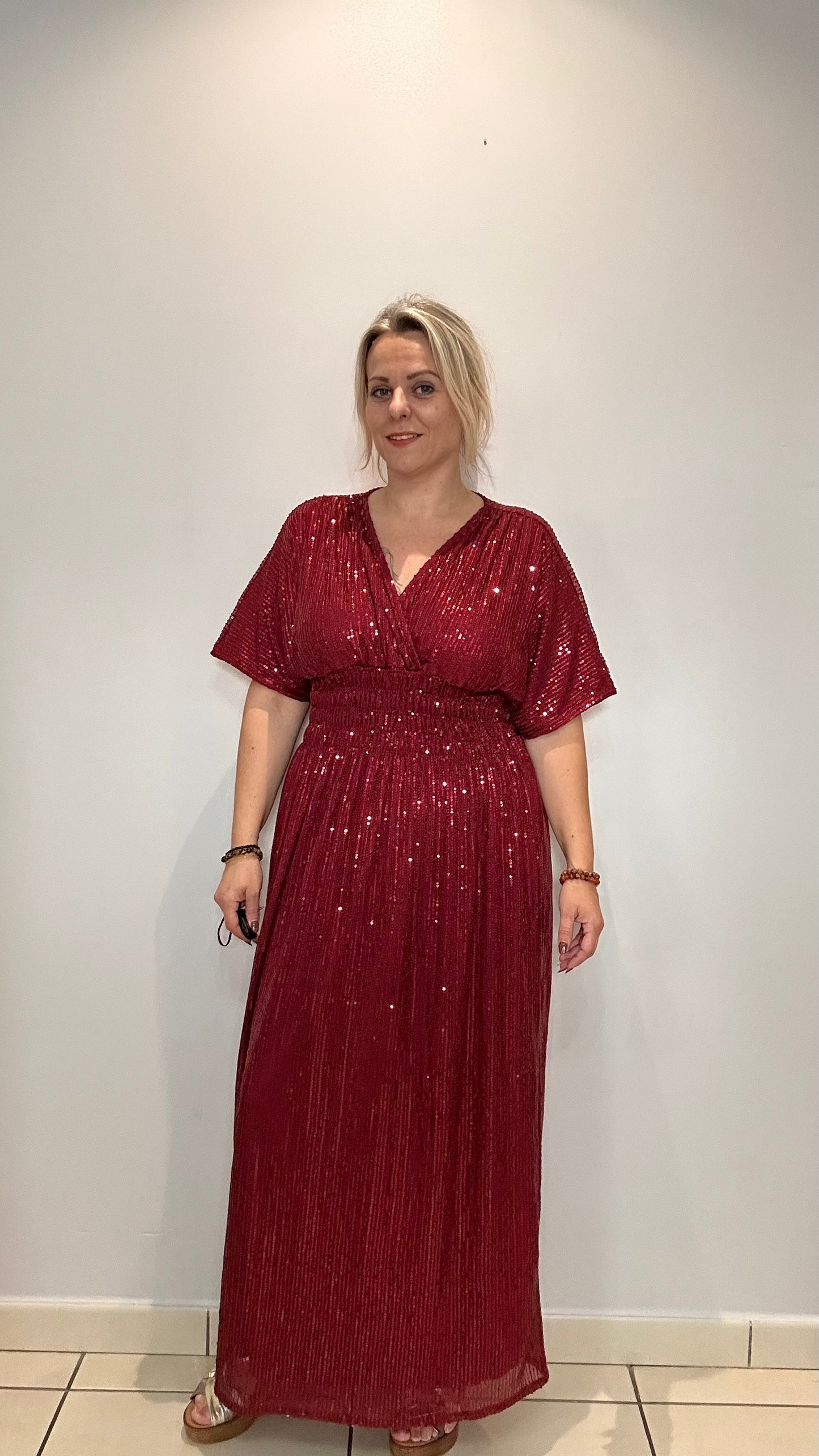 Robe Magique Longue à Sequins ✨