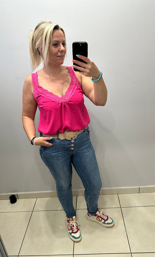 Jean skinny taille haute
