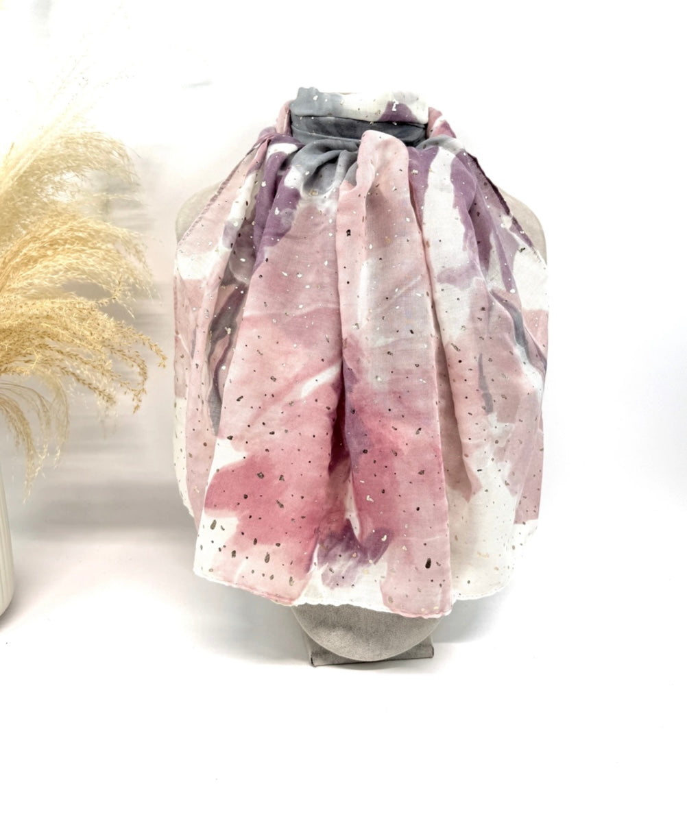 Foulard aux couleurs pastel