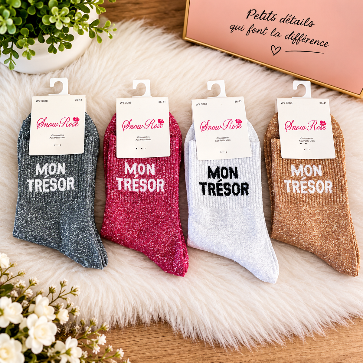 Chaussettes « mon trésor »