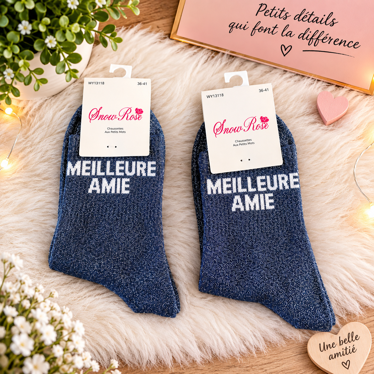 Chaussettes « meilleur amie »