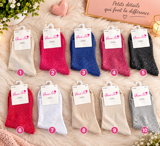 Chaussettes à paillettes