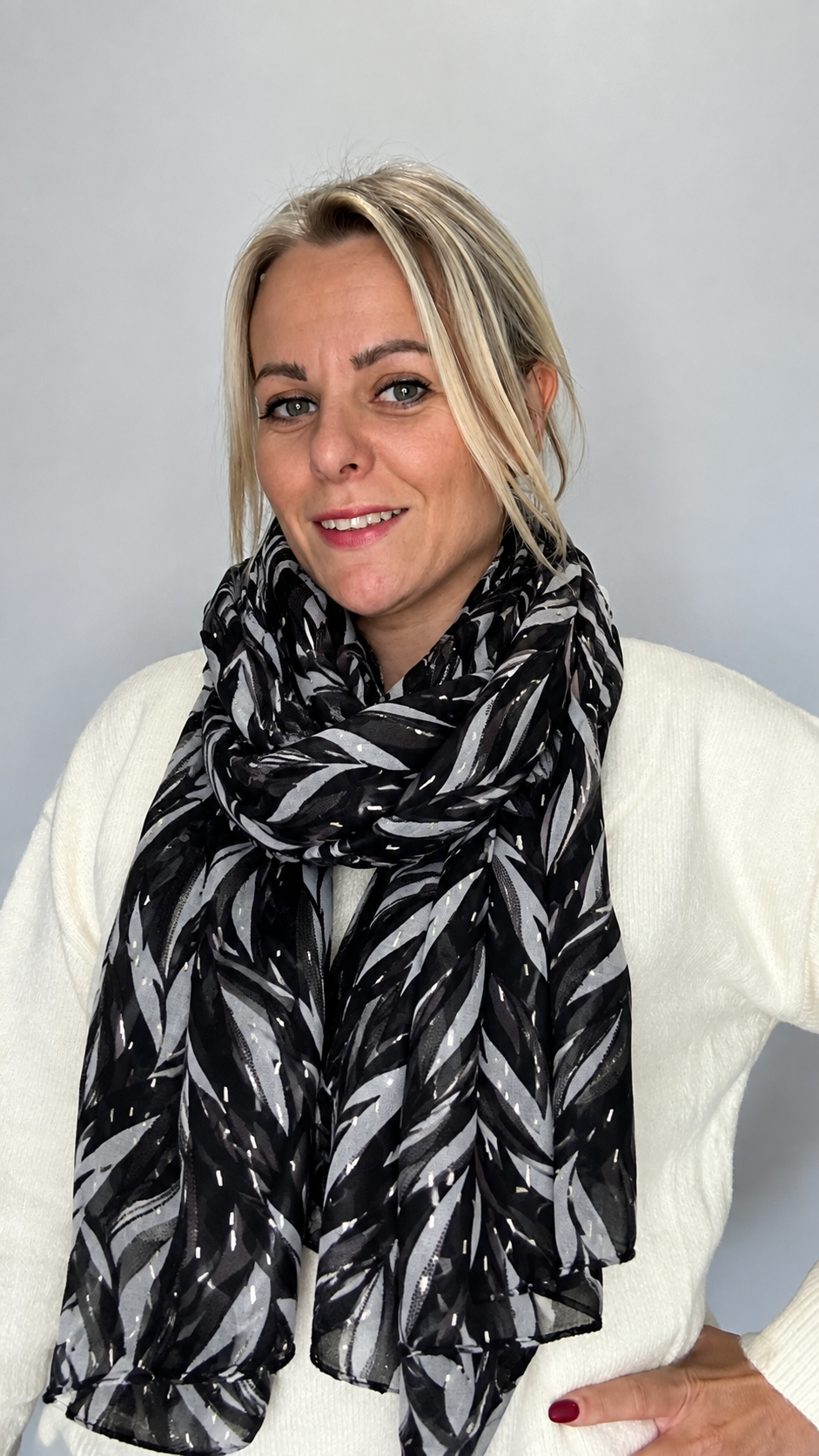 Foulard avec dorure