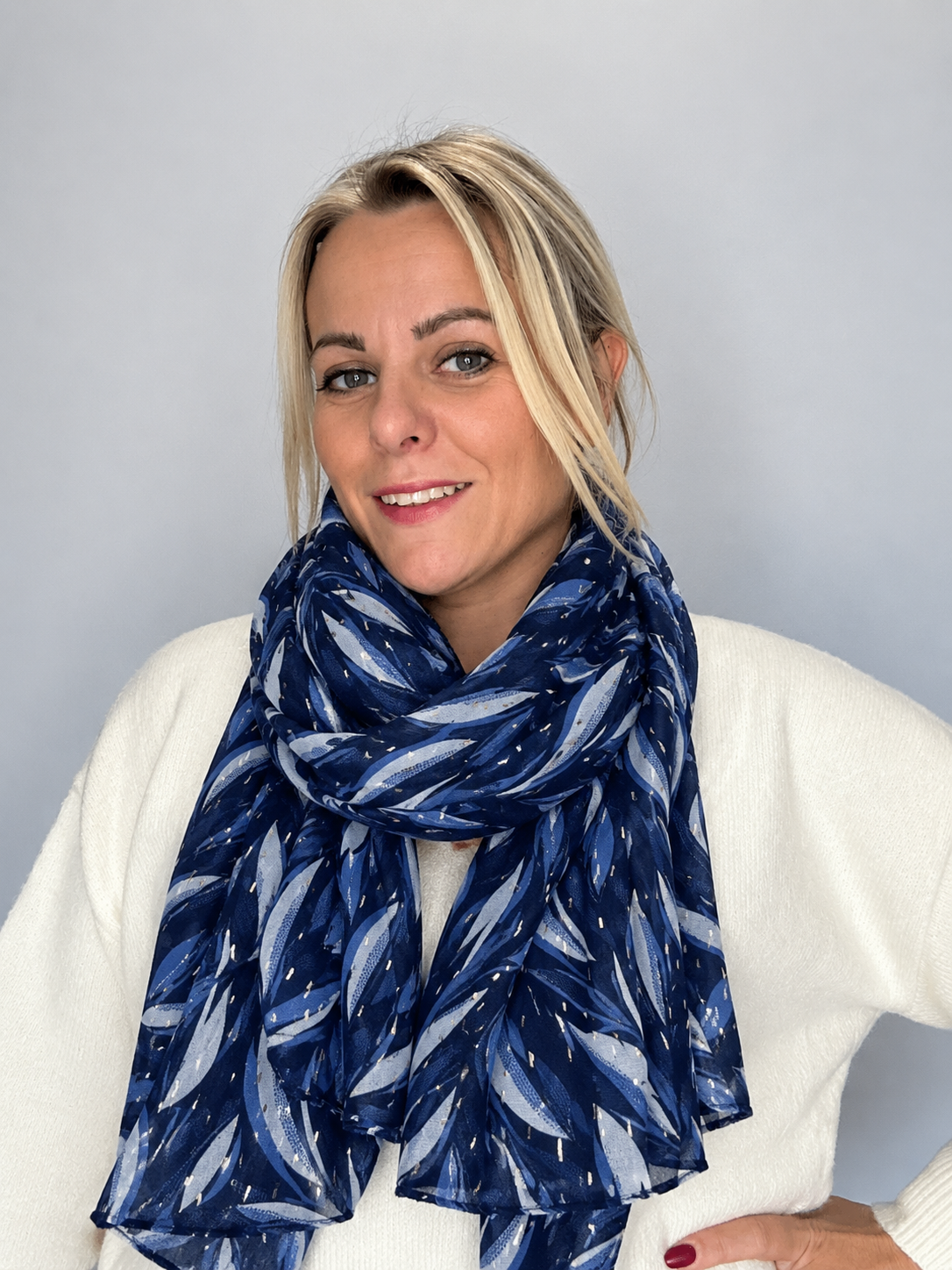 Foulard avec dorure