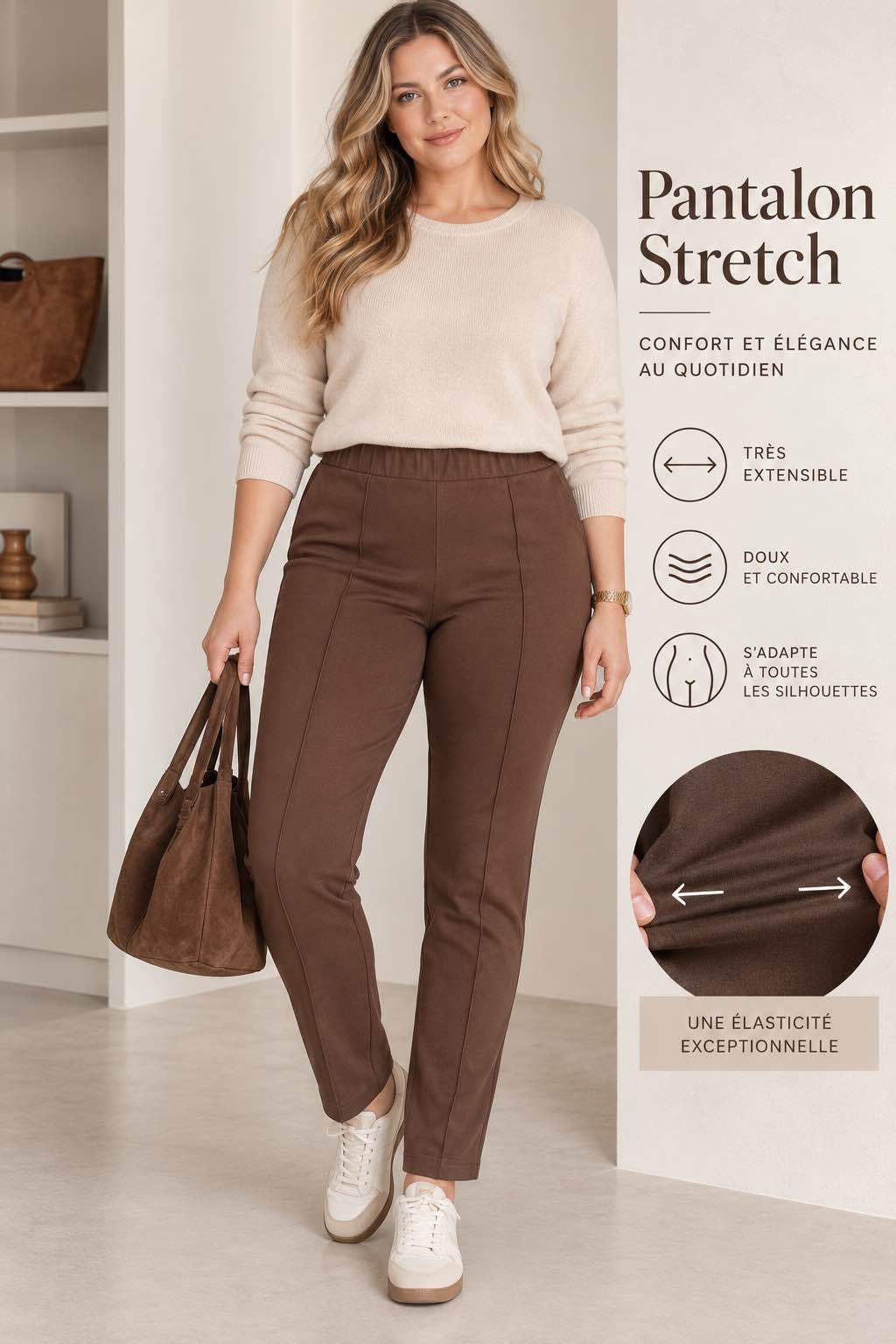 Pantalon stretch ultra extensible ✨