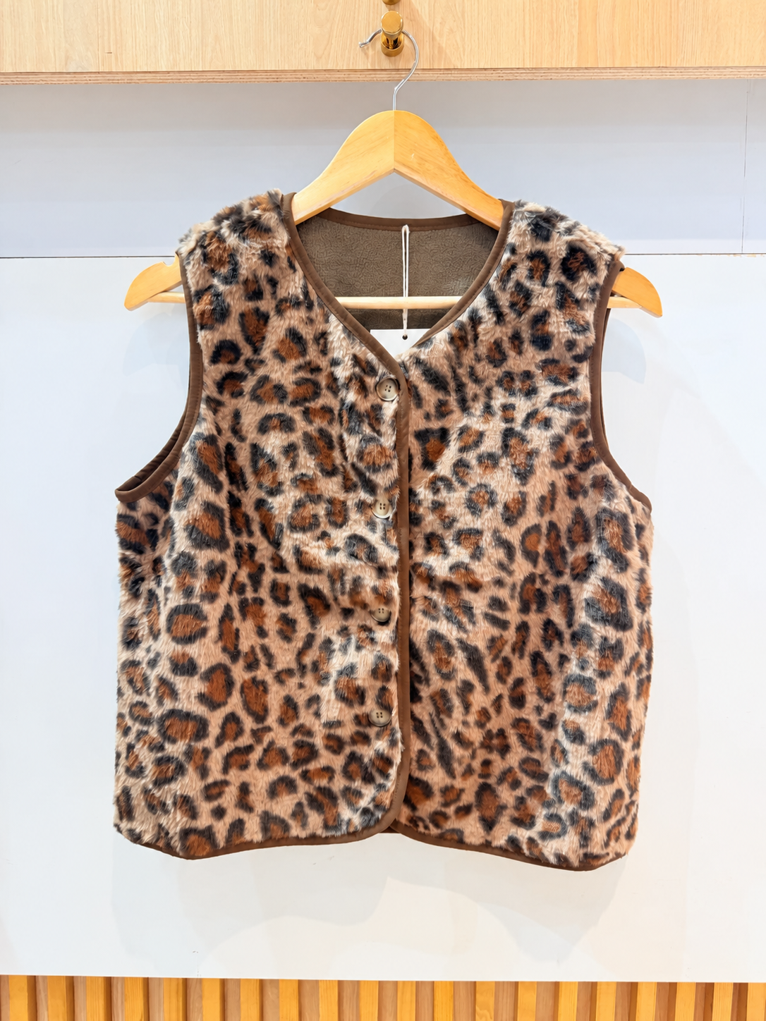 🐆 Gilet sans manches léopard
