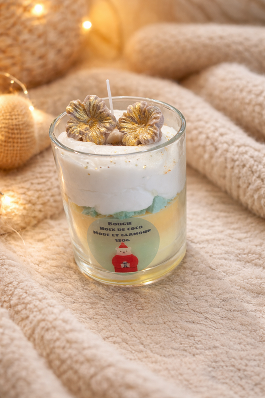 Bougie noix de coco