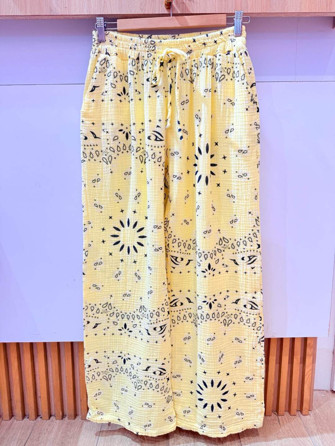 Pantalon en gaze de coton