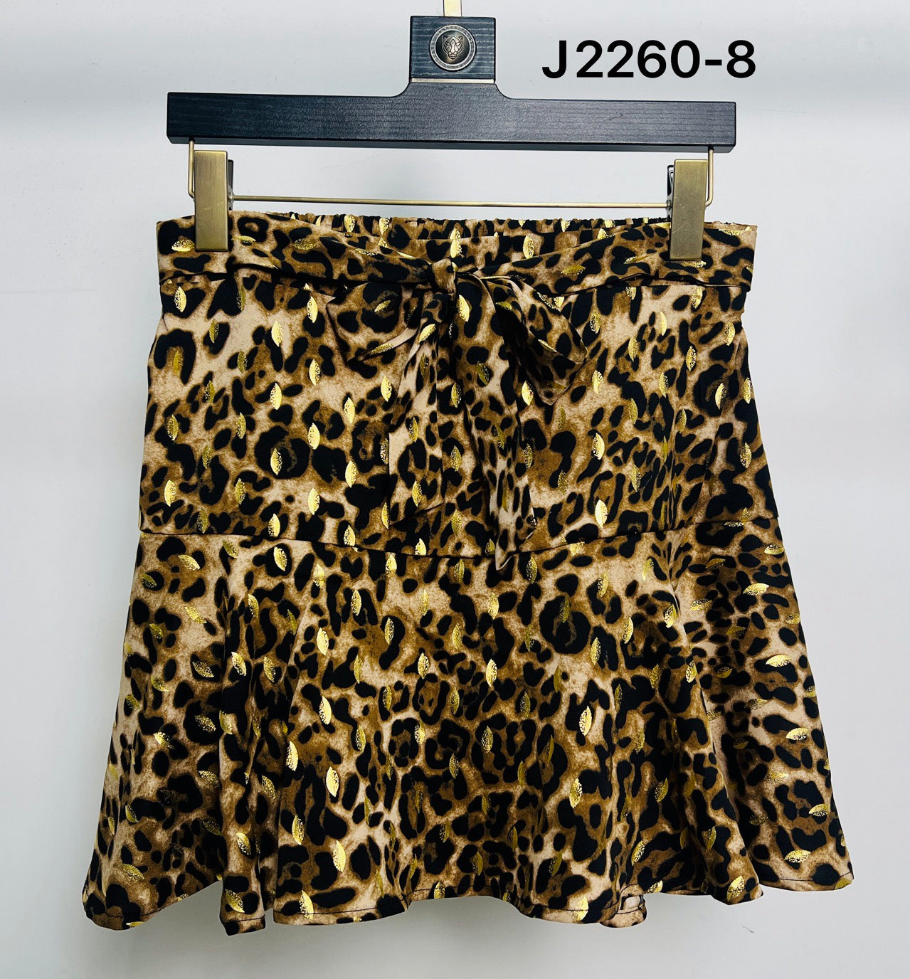 Jupe short léopard (2260-8)