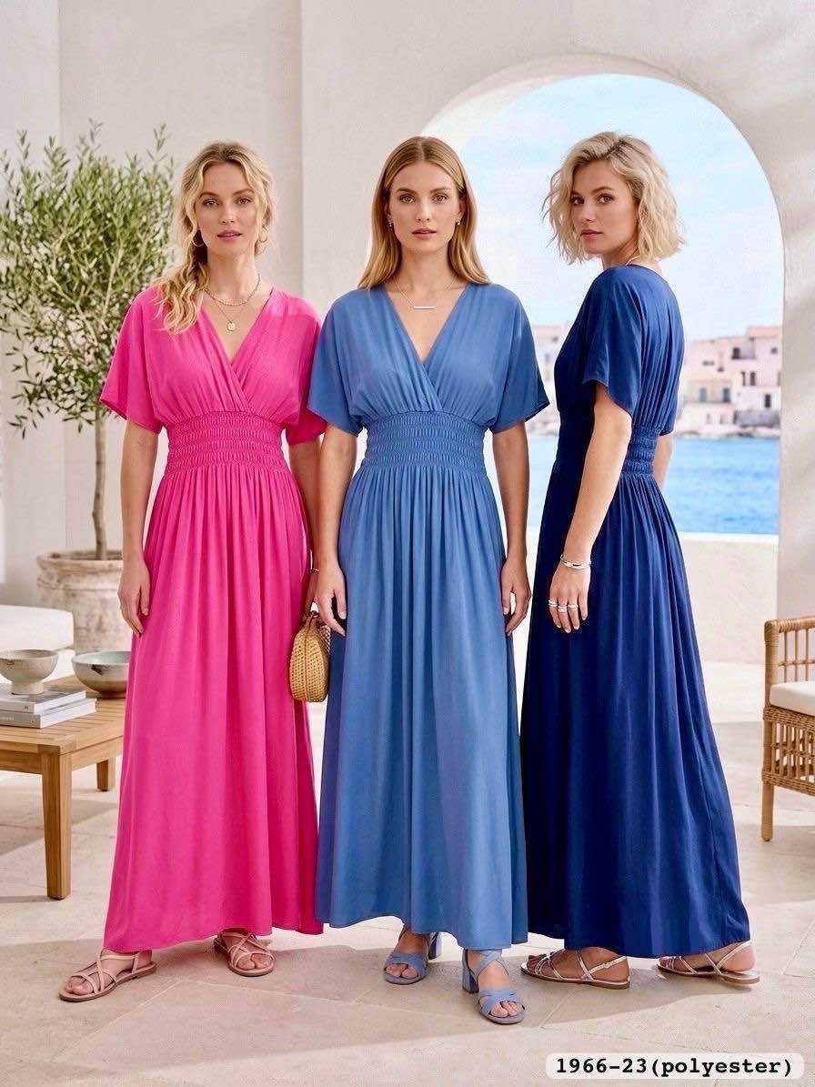 Robe magique longue uni 1966-23