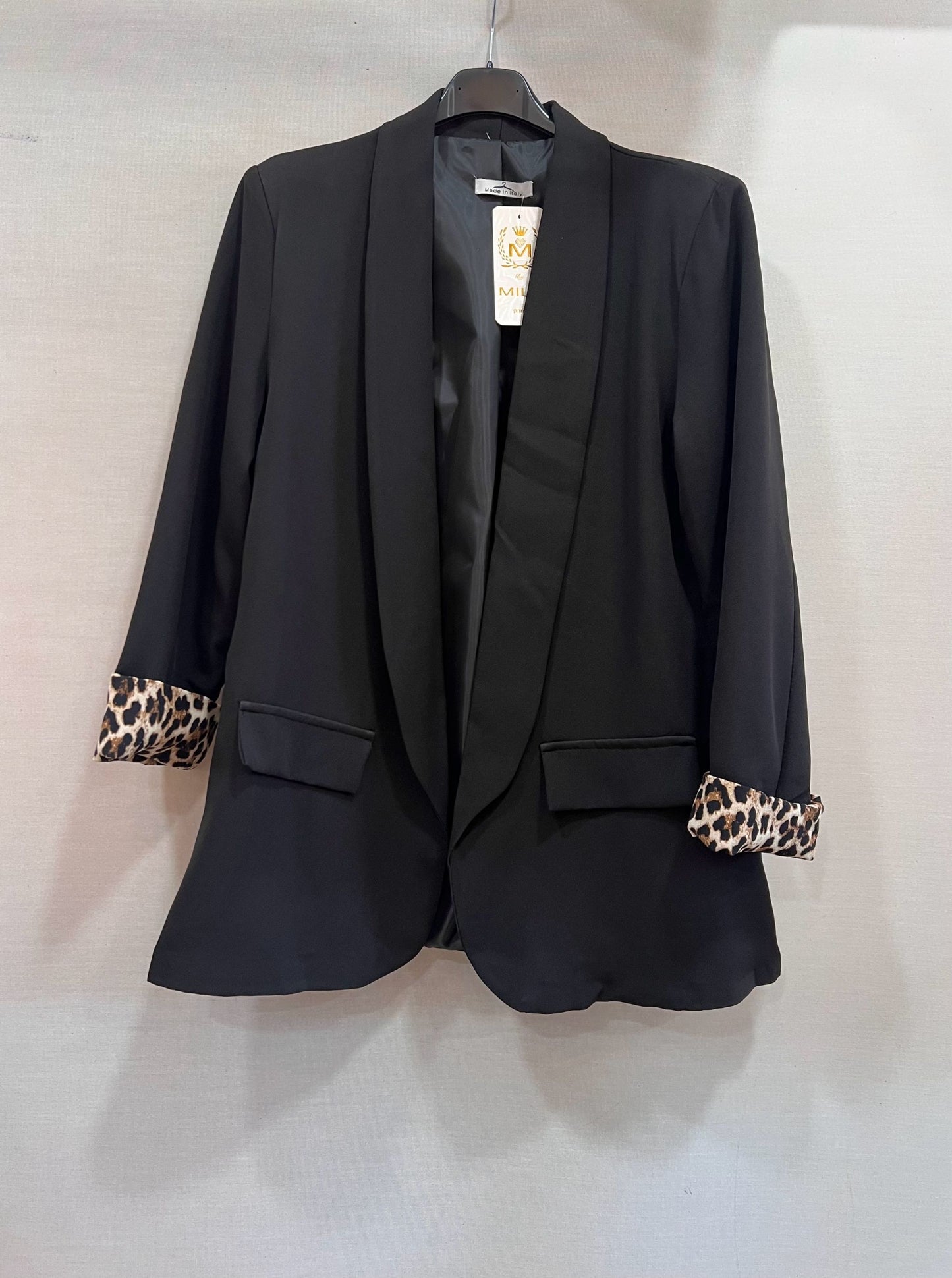 Veste détail léopard
