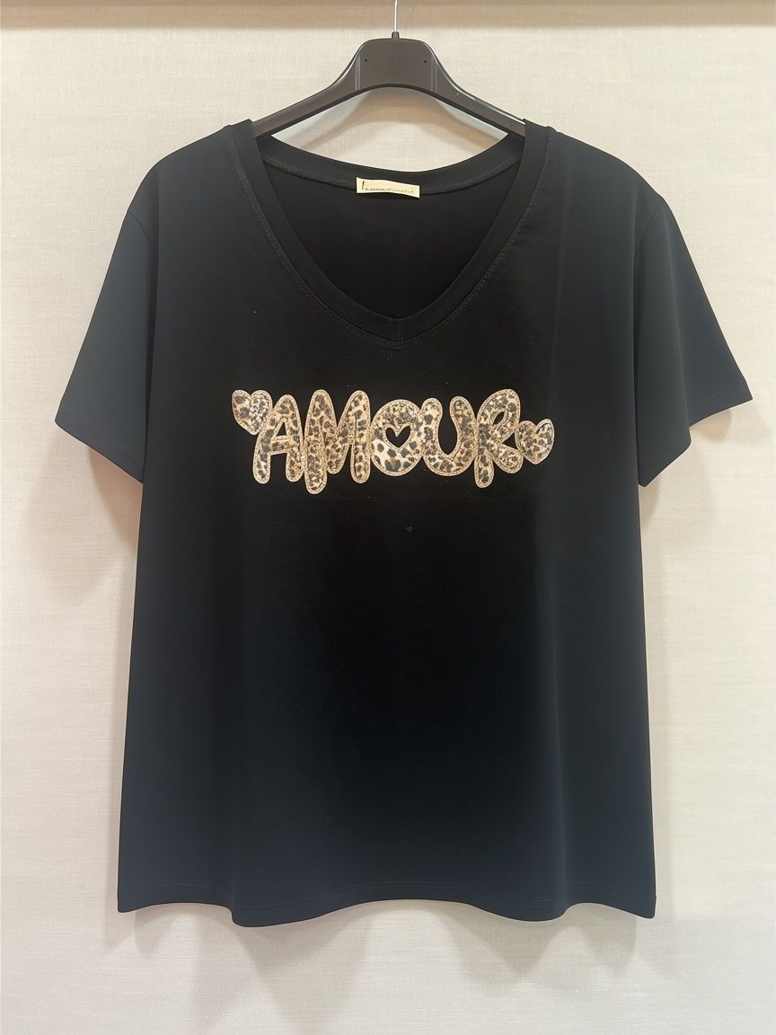 T Shirt Léopard Amour