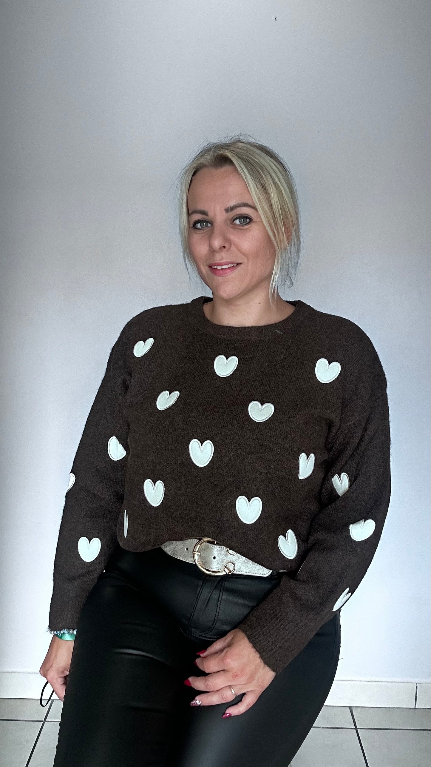 Pull petit coeur