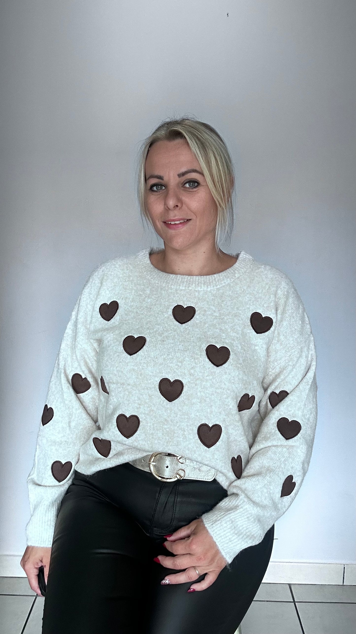 Pull petit coeur