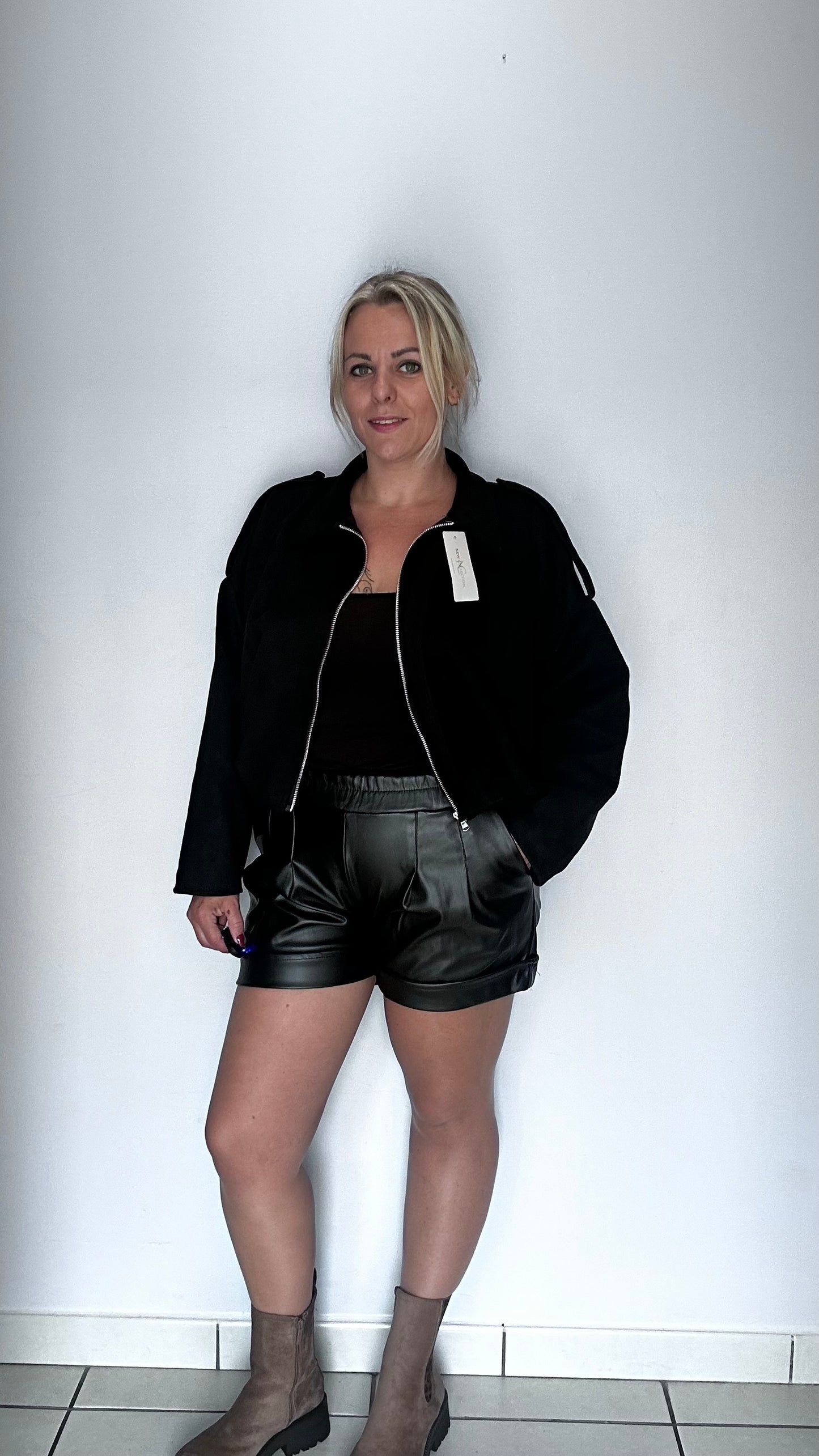 veste en suédine