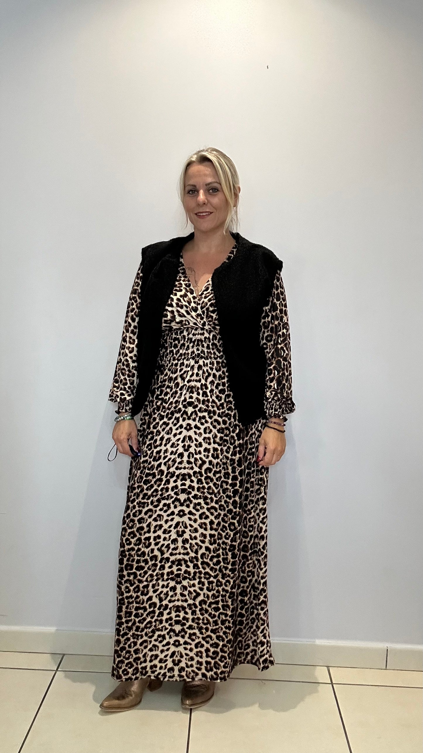 Robe magique longue léopard (436 H)