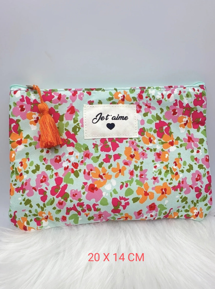 POCHETTE FLEURIE "JE T'AIME"