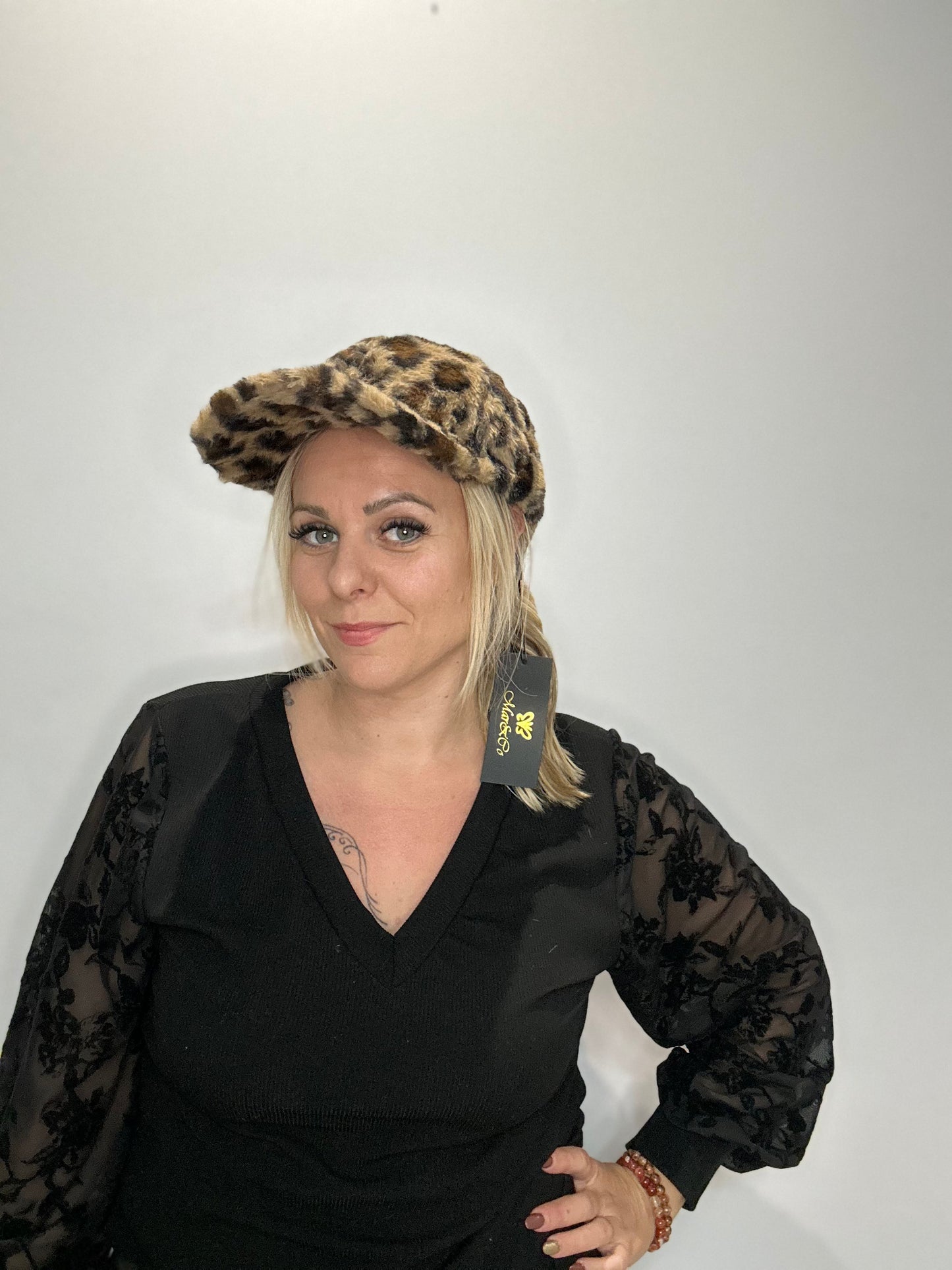 Casquette léopard tendance 🐆🤎